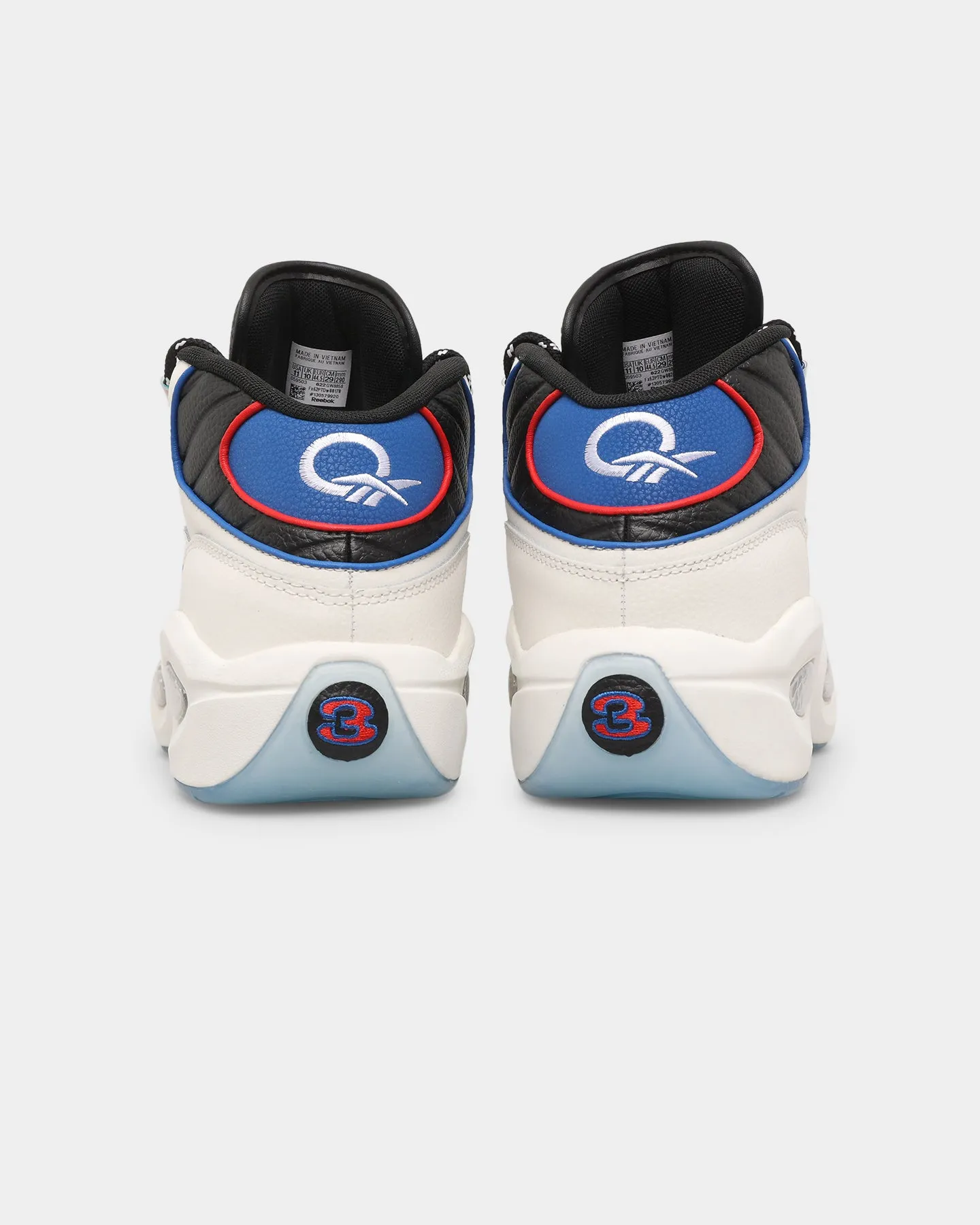 Eye - Catching Reebok Question Mid Chalk/Black