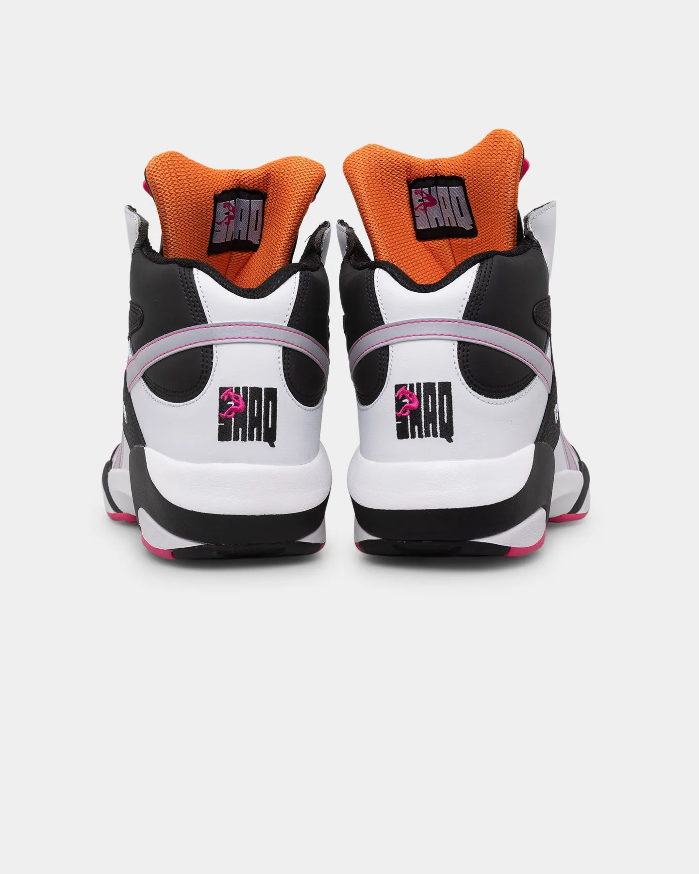 Reebok Shaq Attaq "Miami Heat" Footwear White/Core Black Flexible Arch Bridge Round - toe