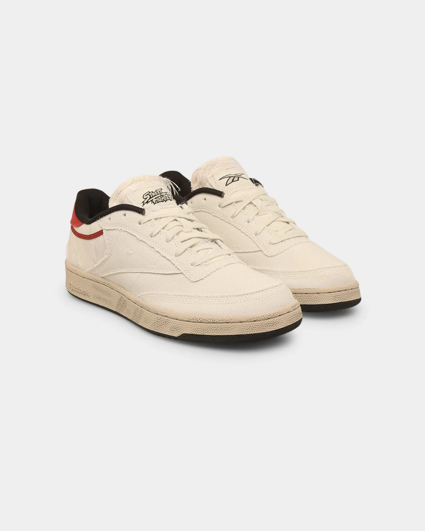 Reebok X Street Fighter Club C 85 Morning Fog/Moon Slip Resistant Outsole Torque Control Framework