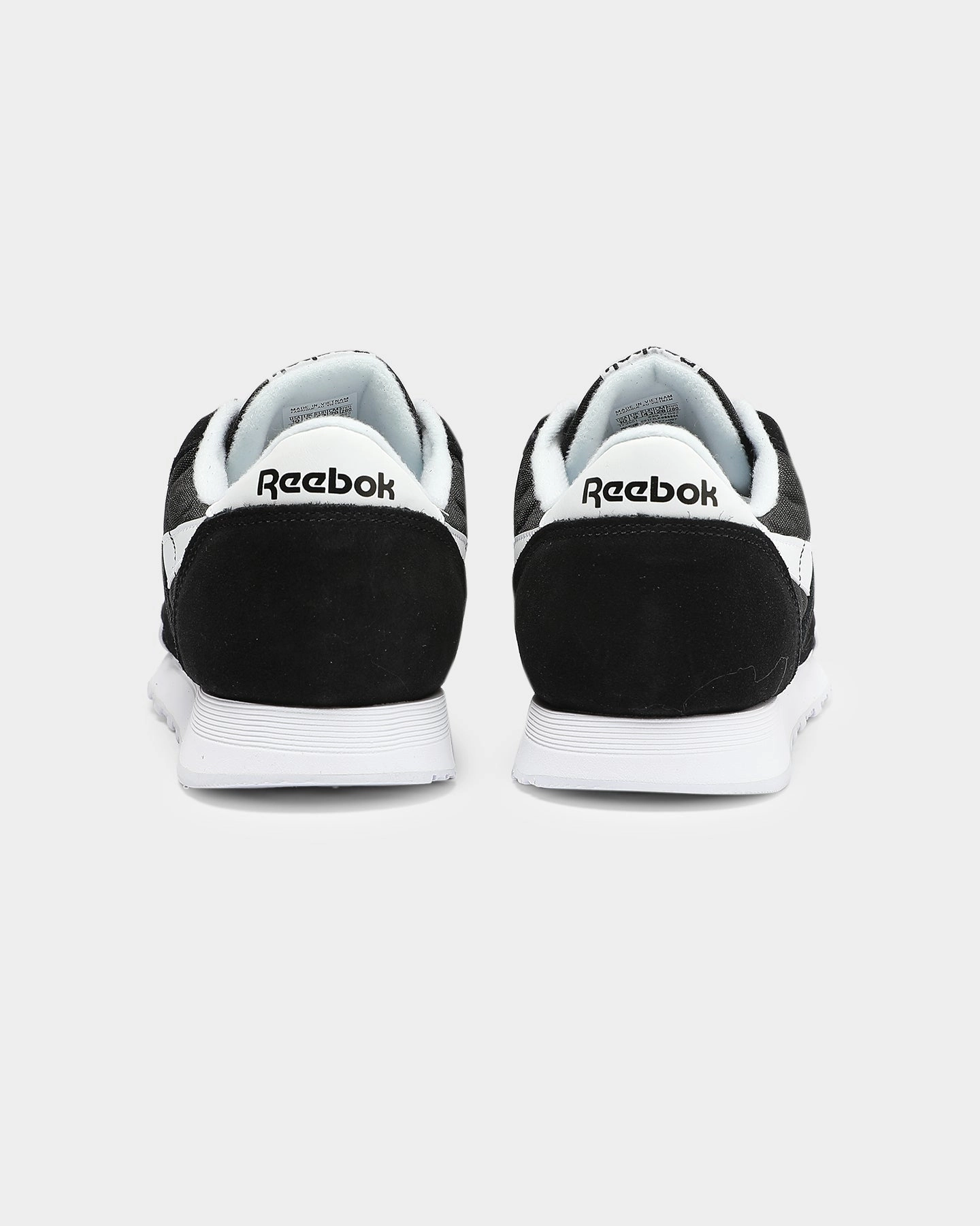 Reebok CL Nylon Black/Black/White least pool