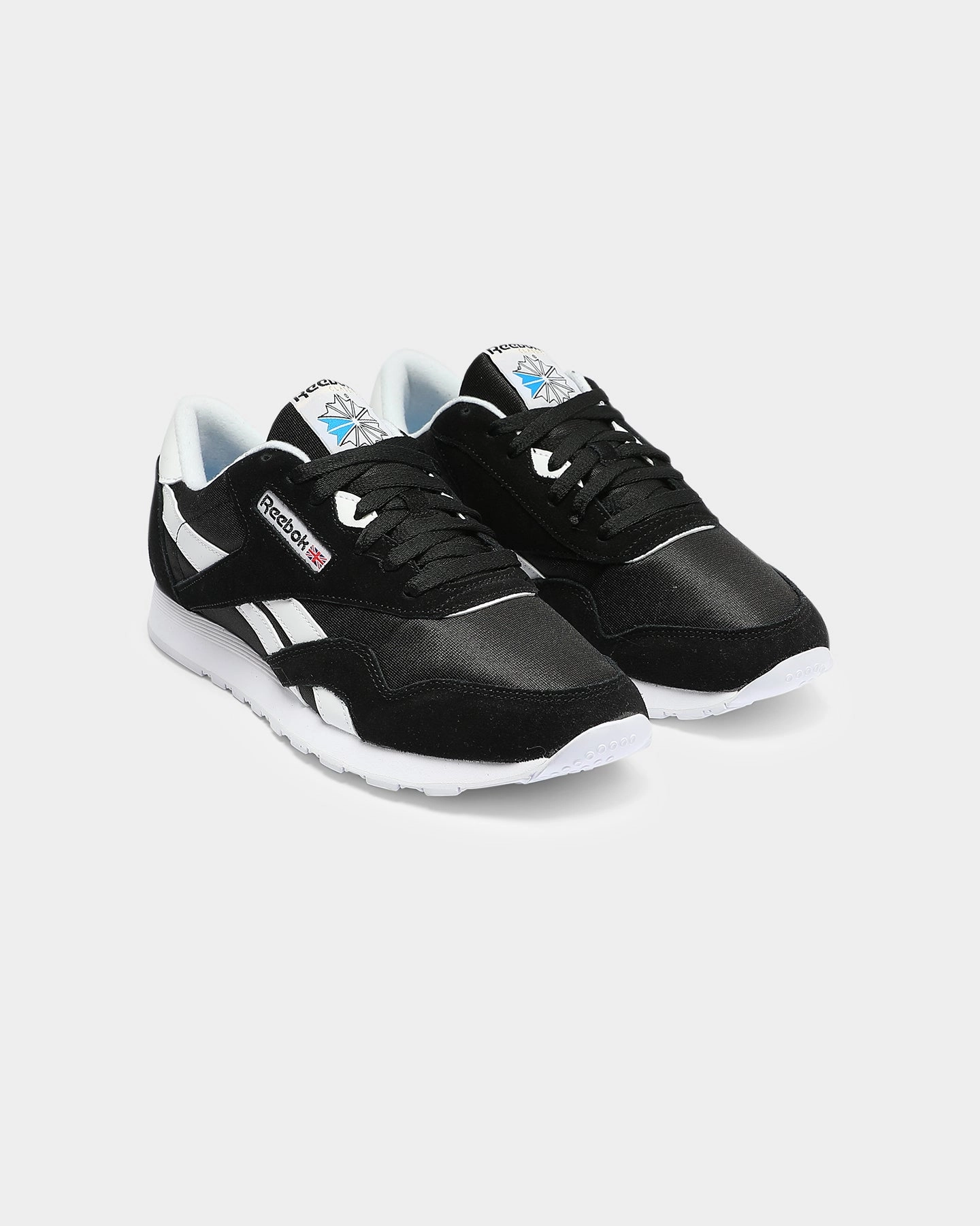 Reebok CL Nylon Black/Black/White Dynamic chic