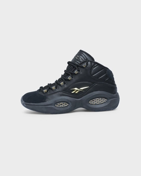 High Energy Return lake Reebok Question Mid Black/Black/Gold