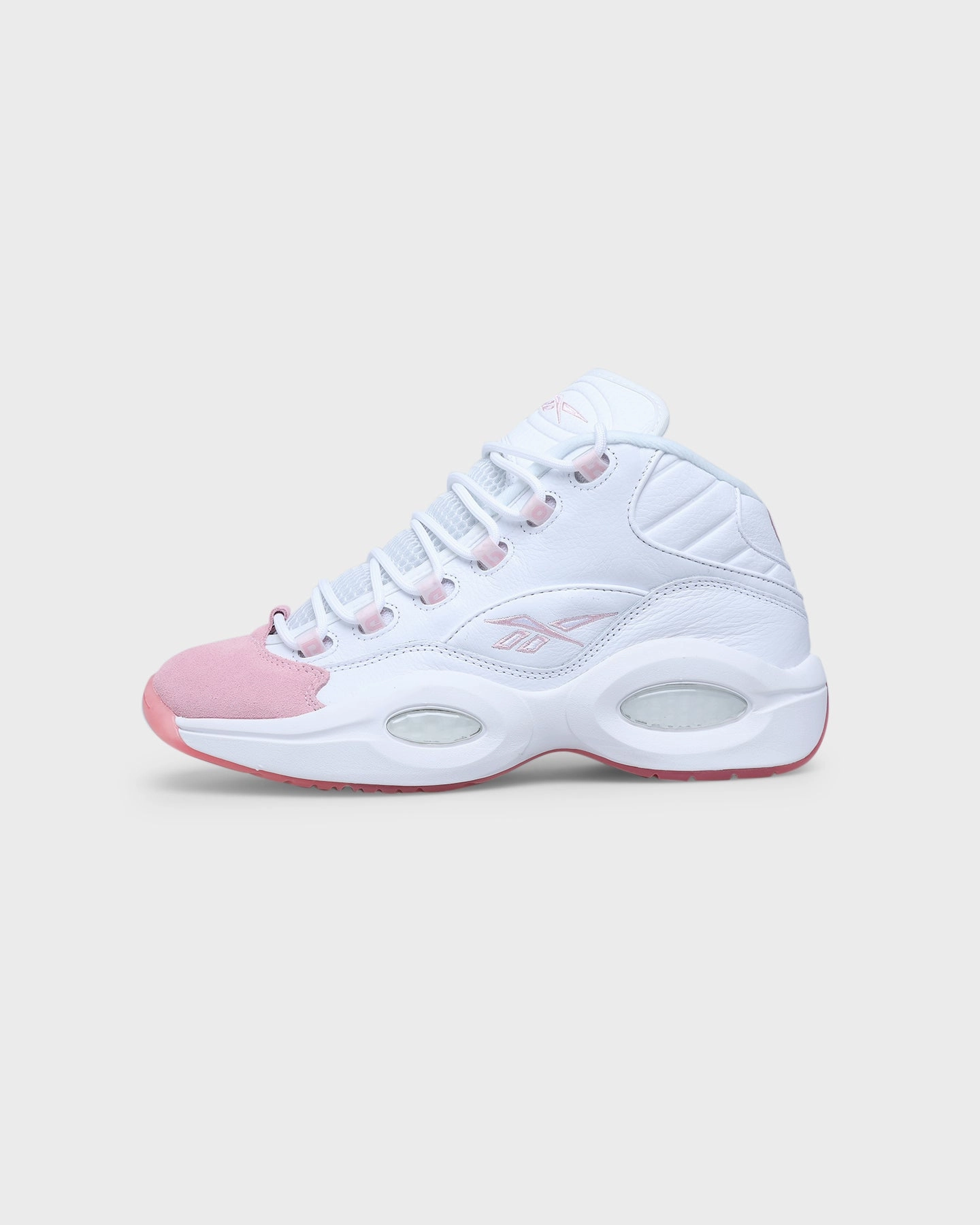 One-of-a-kind Bold colors Reebok Question Mid White/Pink Glow/Porcelain Pink
