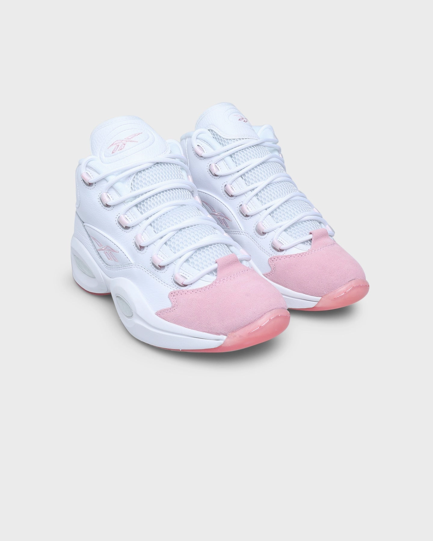 Multi Density Foam Torsion Control System Reebok Question Mid White/Pink Glow/Porcelain Pink