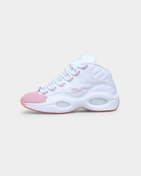 One-of-a-kind Bold colors Reebok Question Mid White/Pink Glow/Porcelain Pink