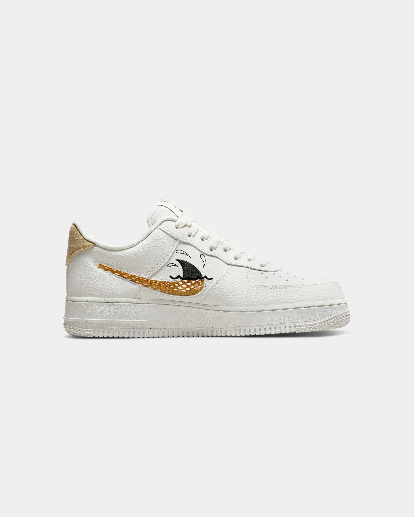 Nike Air Force 1 '07 LV8 Next Nature Sail/Sanded Gold statement - making
