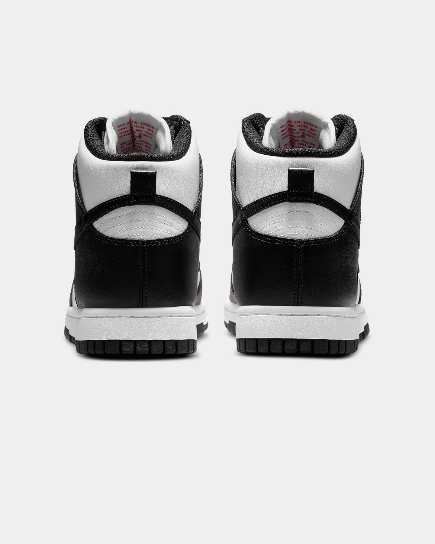 toe - bumper Elastic Lacing System Nike Women's Nike Dunk High "Panda" White/Black