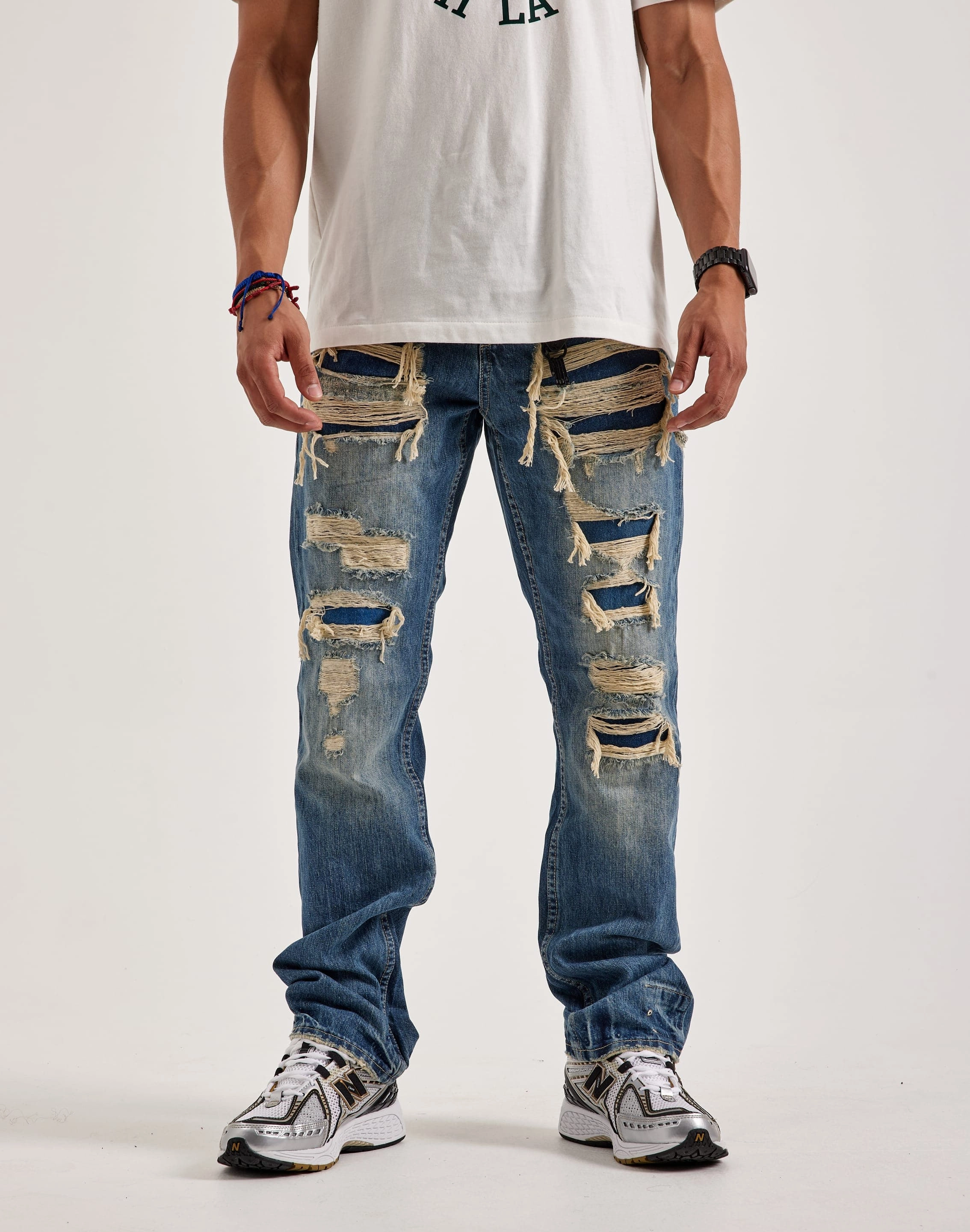 Smuggler's Moon Distressed Denim Jeans toddlers' sizes Lightweight durability
