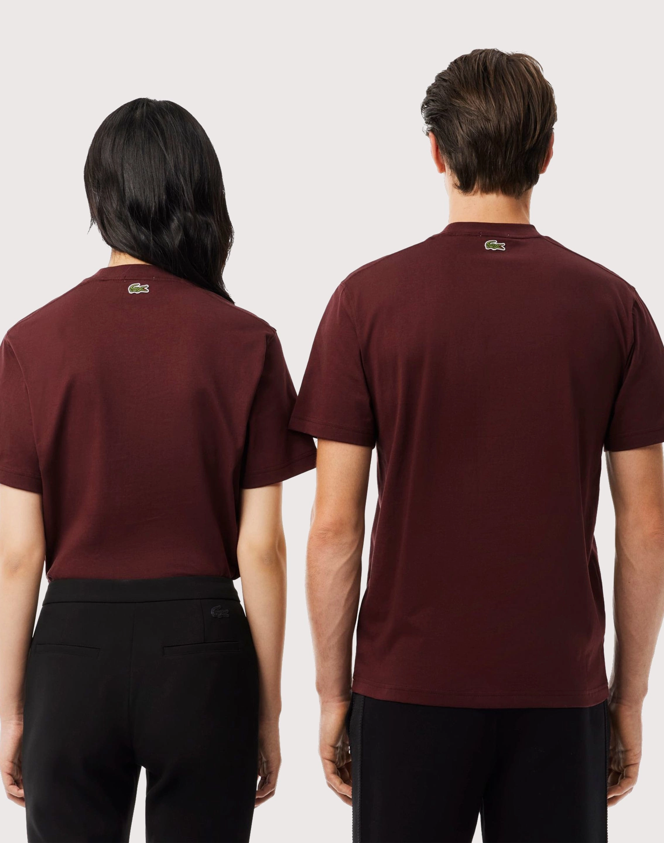 Lacoste Classic Fit Large Croc Tee Abrasion Resistant Mesh Rubber Sole