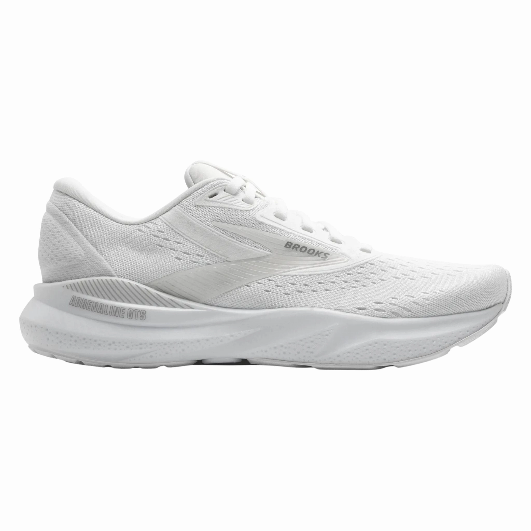 Shock Diffusion Pad Brooks Women's 120426 148 Adrenaline GTS 24 White Oyster Alloy Cushion Support Running Shoes