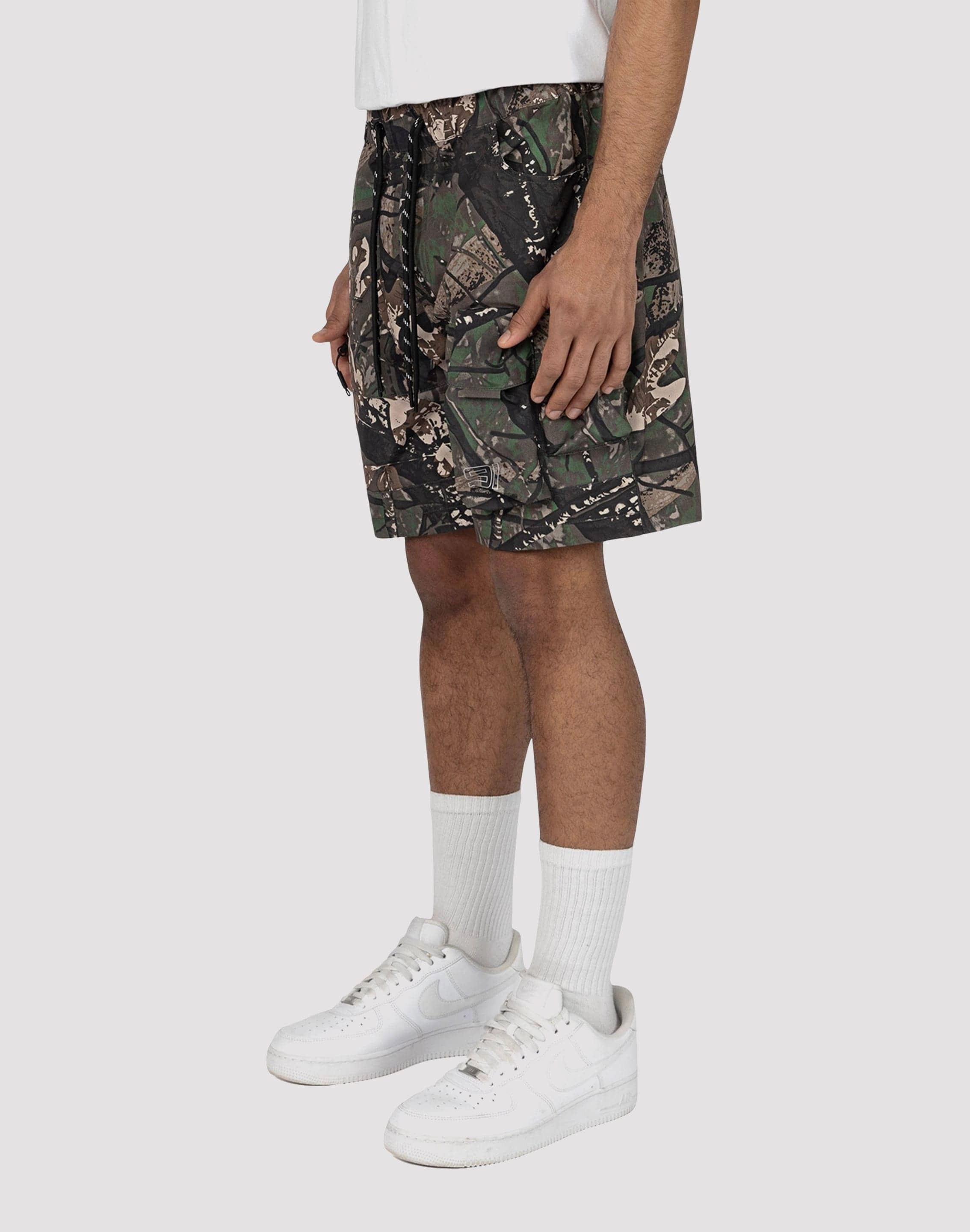 Eye - Catching Classy comfort Smoke Rise Nylon Cargo Shorts