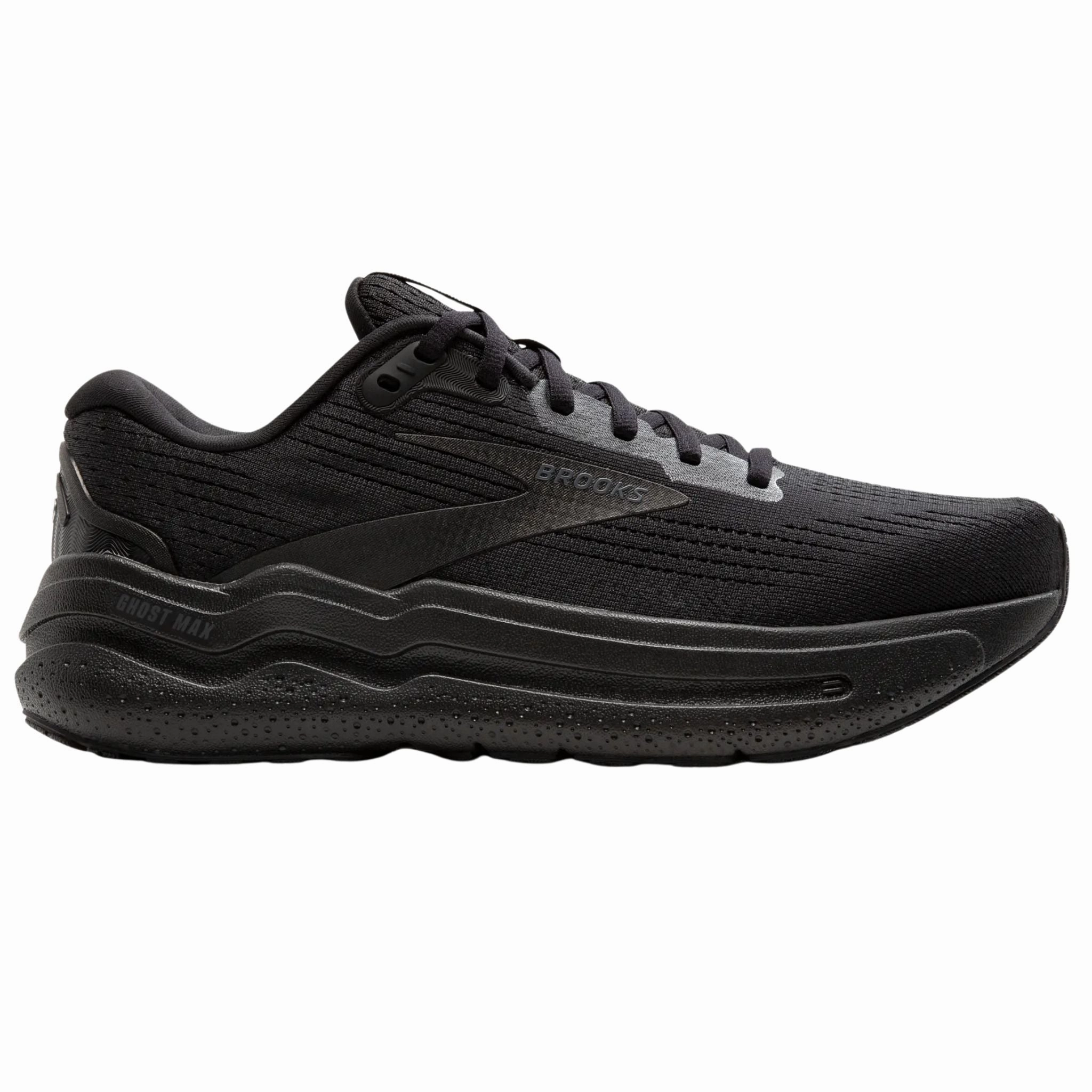 Brooks Men's 110431 020 Ghost Max 2 Black Black Ebony Cushion Neutral Running Shoes (WIDE) Maximum Stability