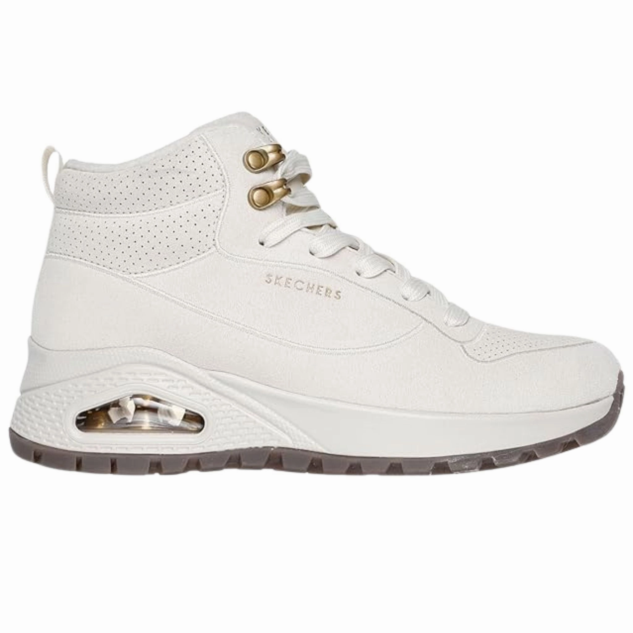 Daily Travel Core training Skechers Women's 177174 Uno Rugged - Glamorous Terrain Off White Casual Shoes