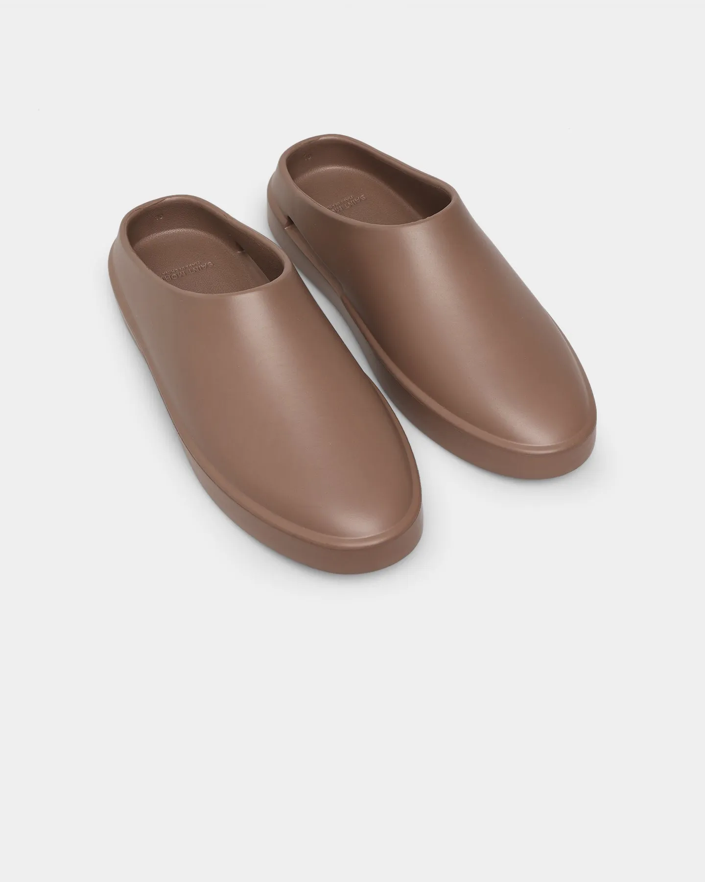 Flexible Midsole Construction Saint Morta Flow Slides Taupe
