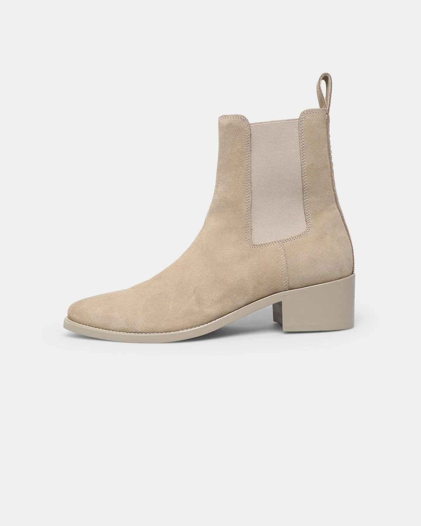 Saint Morta Nomad Pointy Toe Chelsea Boot Light Stone students Tear Resistant Webbing