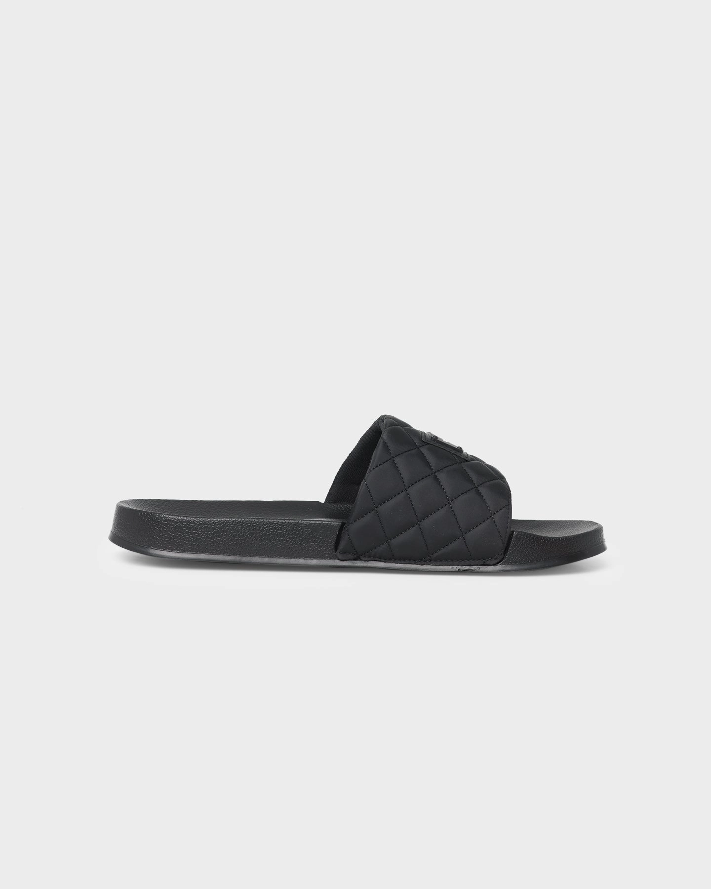 Water resistant coating Saint Morta Annex Quilted Slides Black