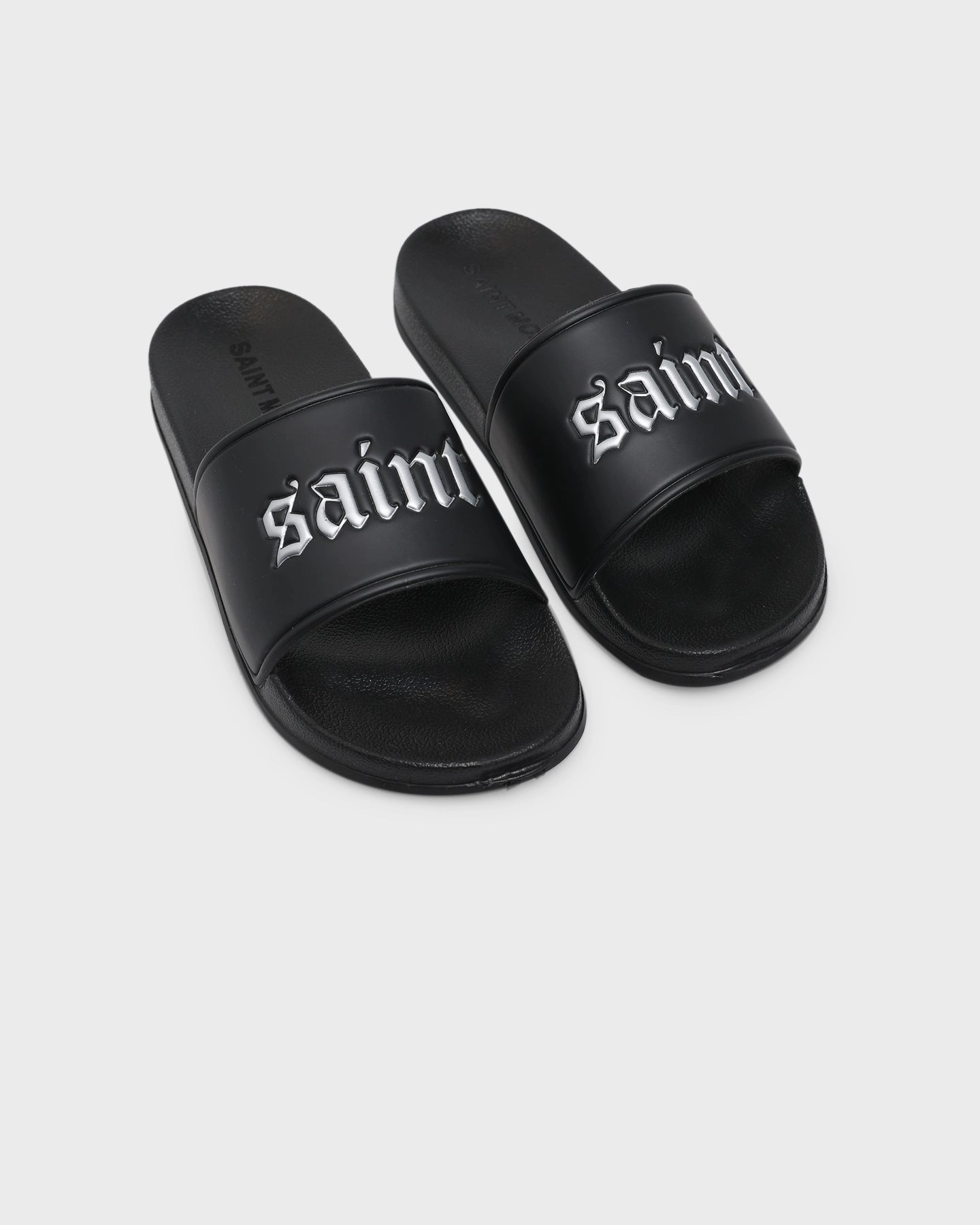 Saint Morta Cambronne Slide Black/Silver Flexible Lining