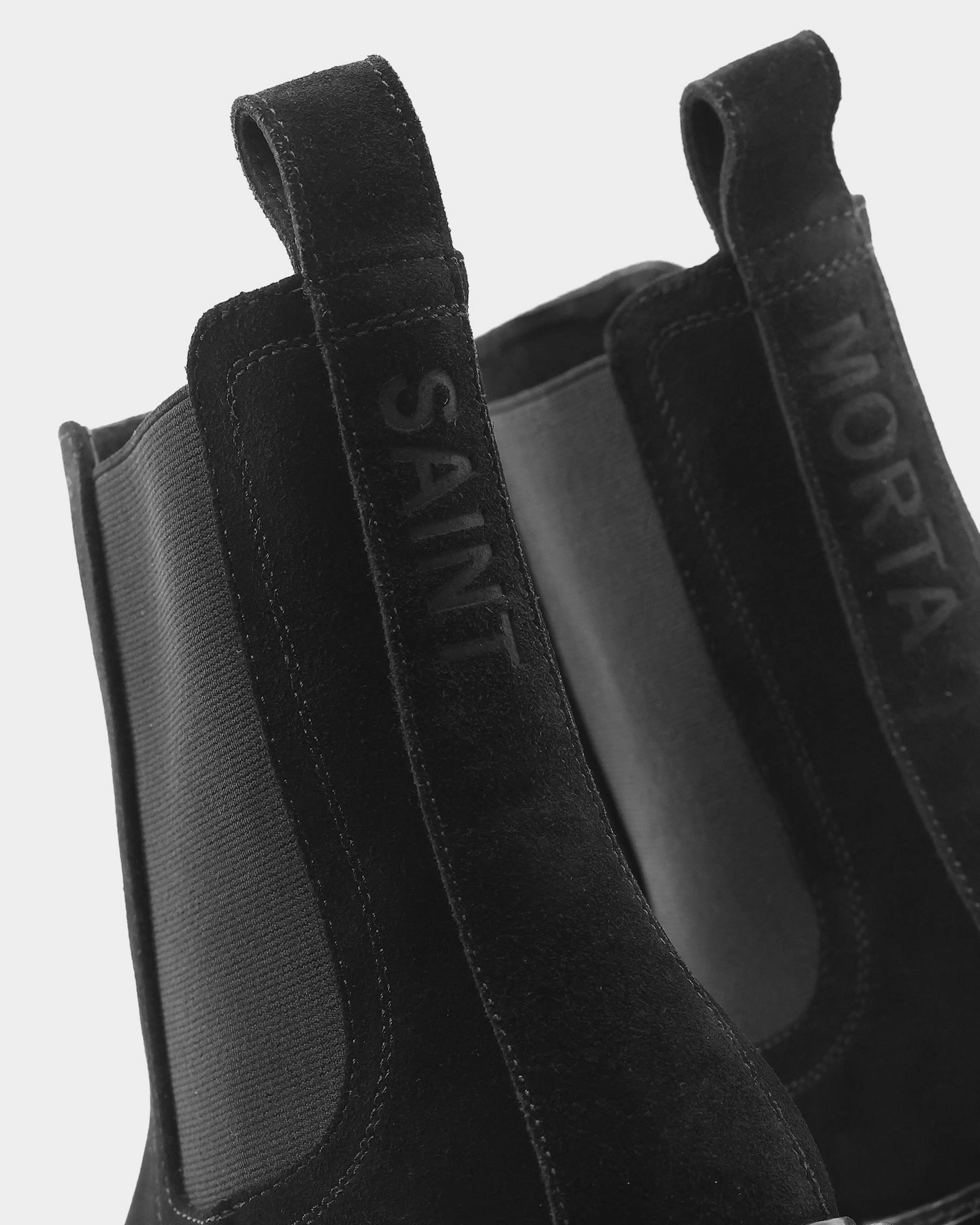 Pressure Dispersing Design hardest Saint Morta Chunky Chelsea Boot Black