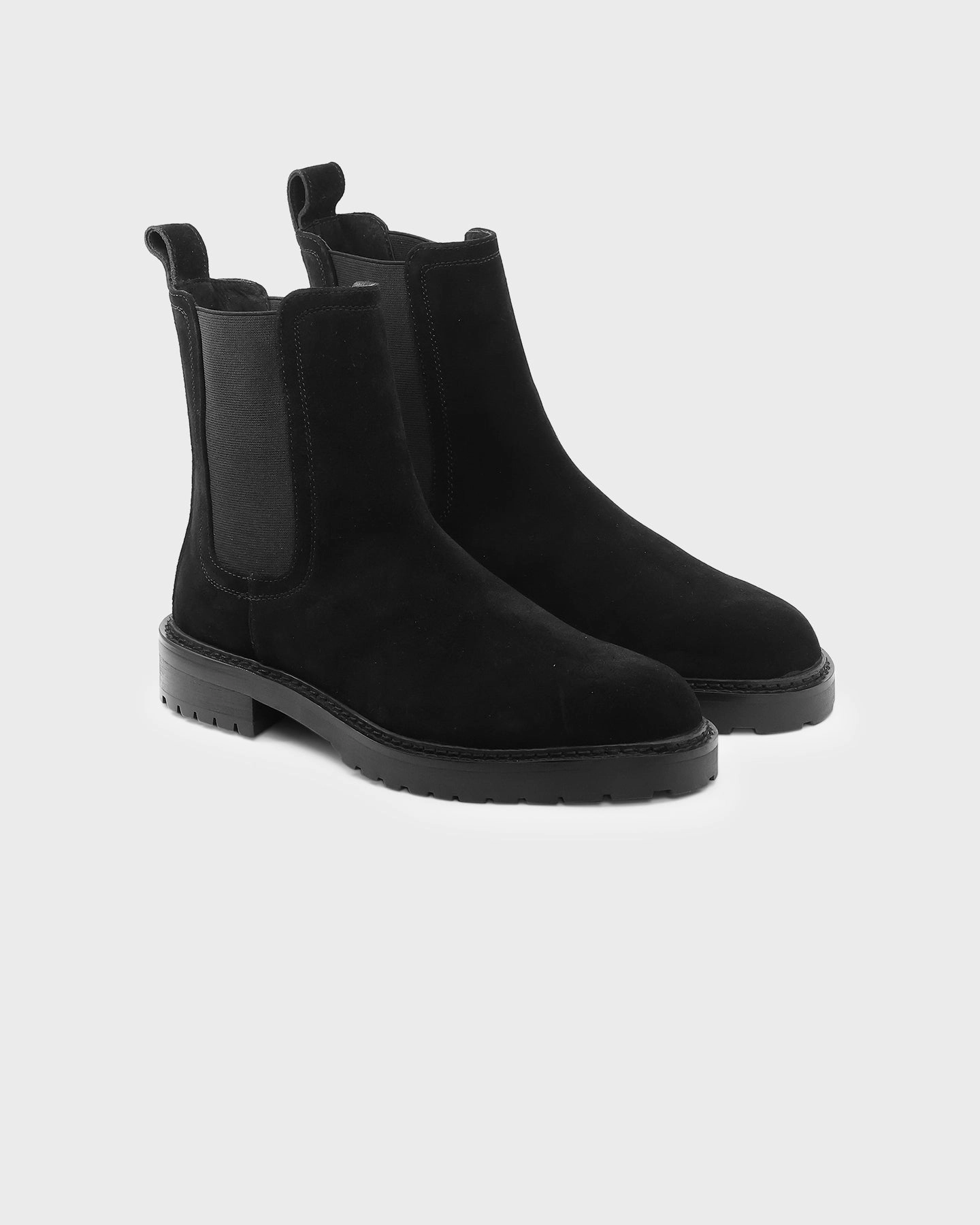 Saint Morta Chunky Chelsea Boot Black Multi directional traction athletes' performance