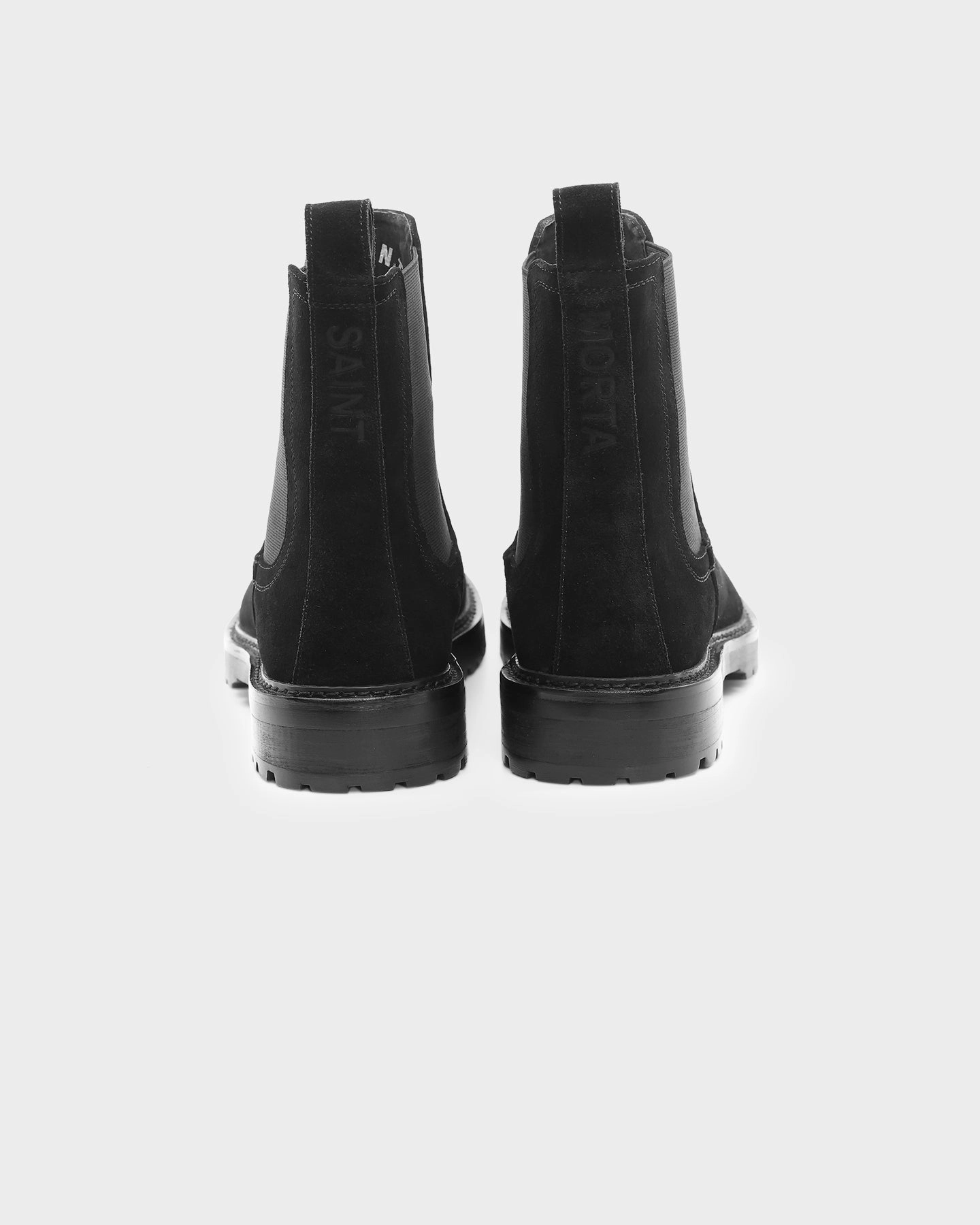 Moisture Wicking Fabric Saint Morta Chunky Chelsea Boot Black