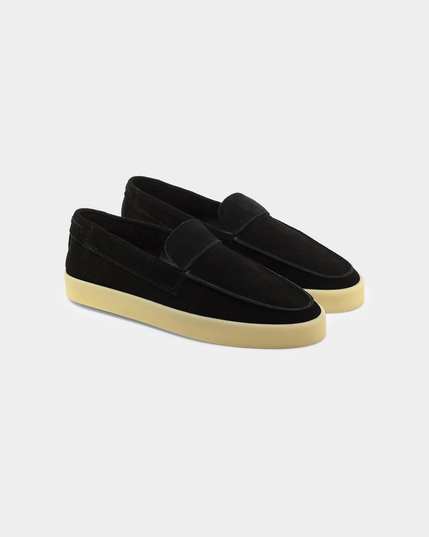 Saint Morta Hemisphere Suede Slip On Loafer Black/Gum stability - provision - level All-weather look