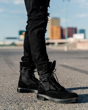 Saint Morta Revenant Boot Black Contoured Footbed