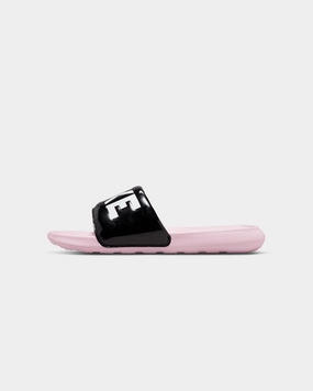 Odor Resistant Materials Hyperelastic Foam Layer Nike Women's Victori One Slides Black/White-Pink