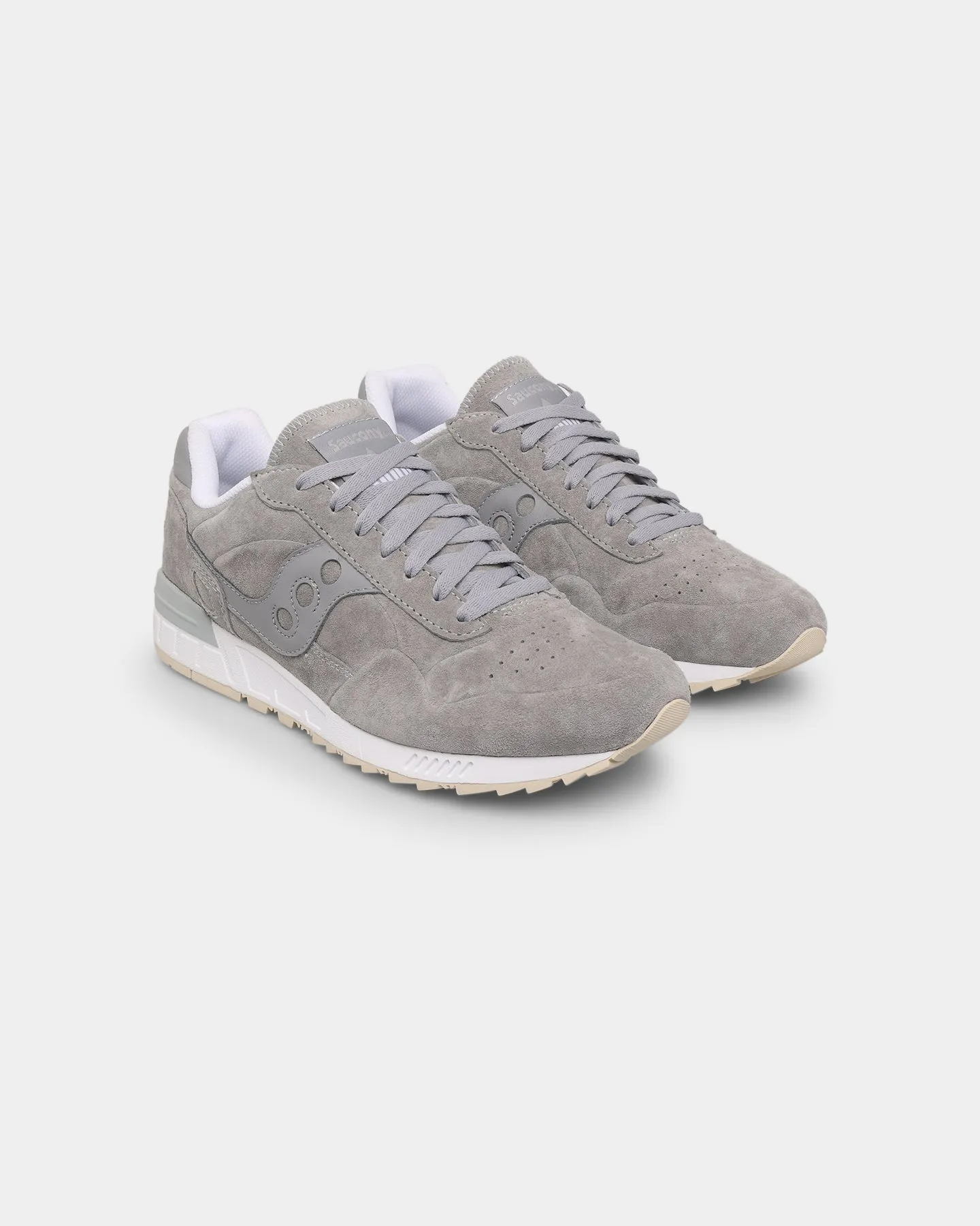 Saucony Shadow 5000 Gray Non Tangling Lacing