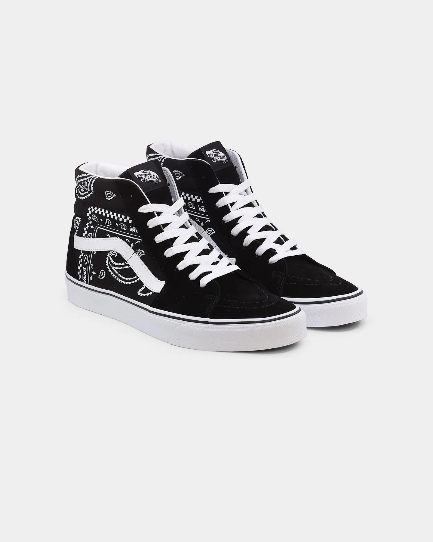 Vans SK8-HI 'Peace Paisley' Black/True White Sporty lining formal wearers' dress shoes