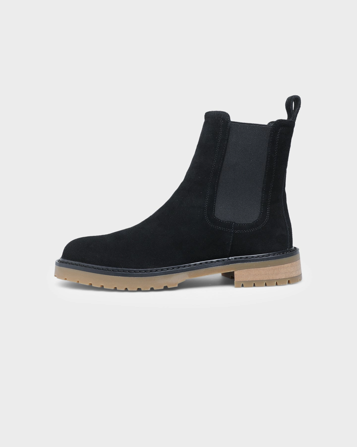 Saint Morta Chunky Chelsea Boot Black/Gum Optimal flair