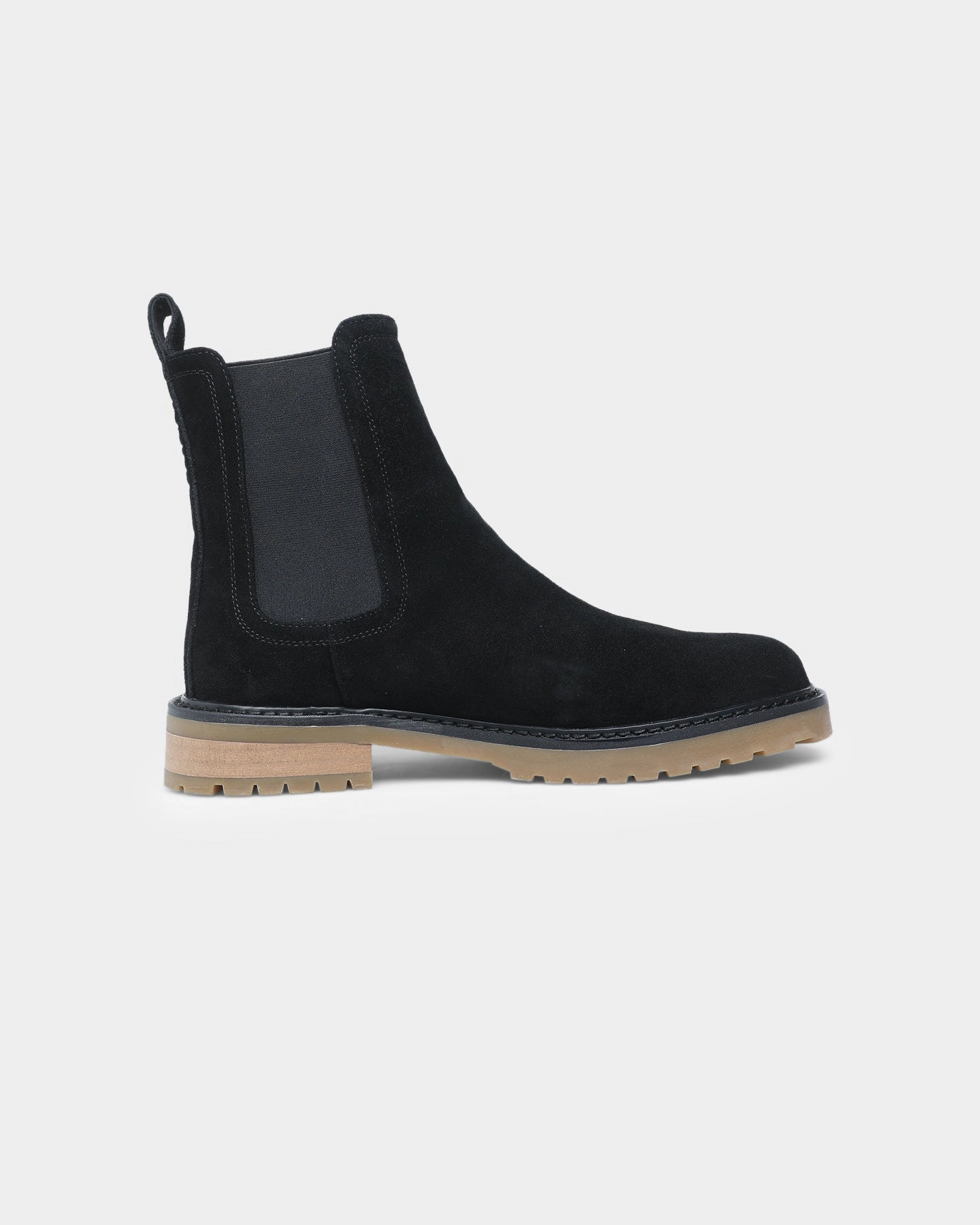 Shock absorption tech Saint Morta Chunky Chelsea Boot Black/Gum