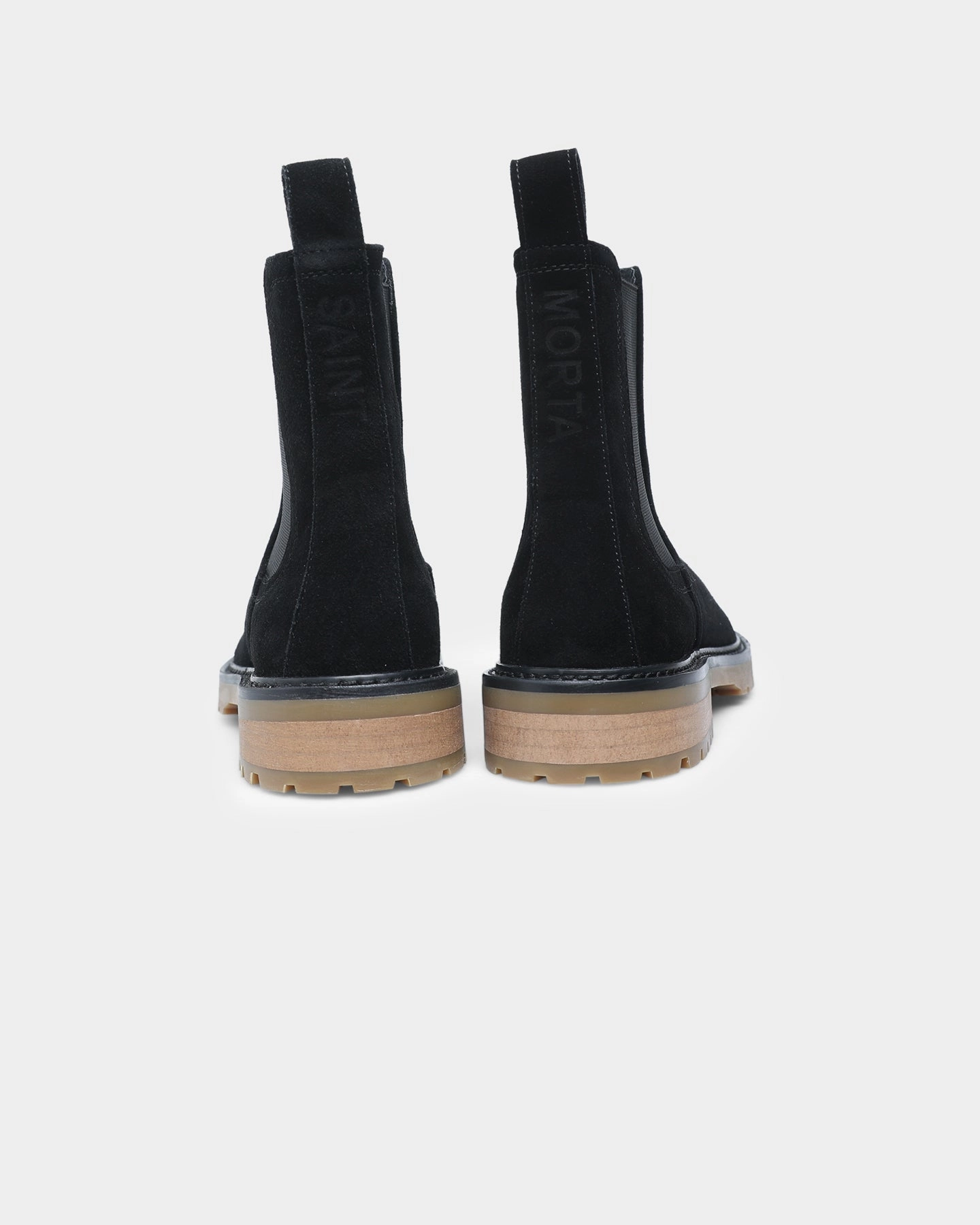 Abrasion Proof Outsole Saint Morta Chunky Chelsea Boot Black/Gum