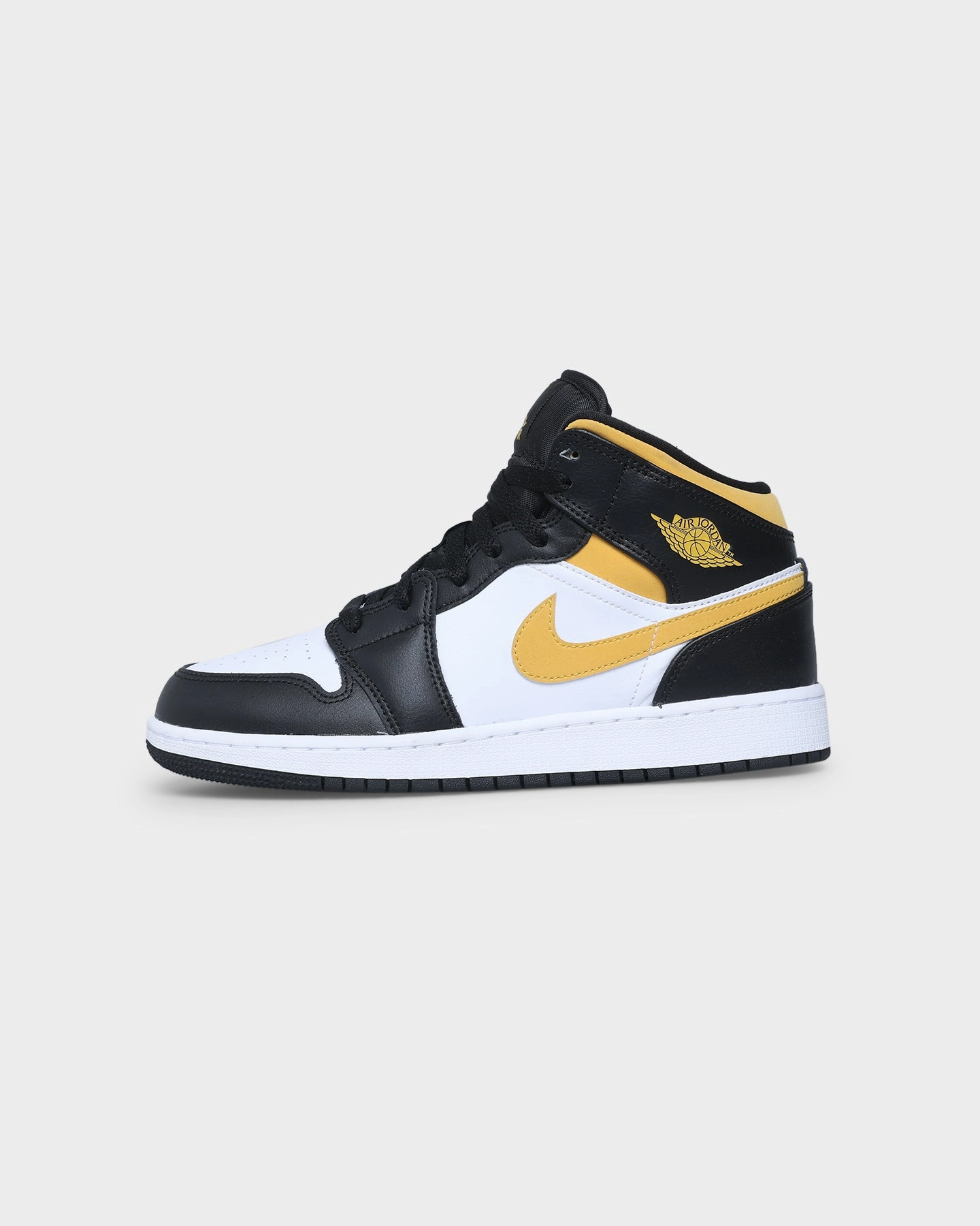 Foot Arch Support Jordan Kids' Air Jordan 1 Mid (GS) Black/White