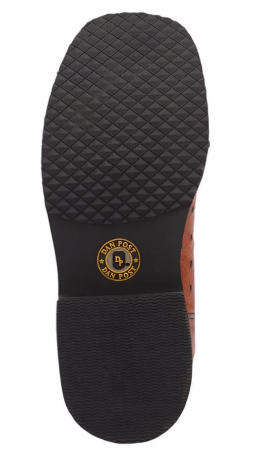 DPC5008 Dan Post Jet Leather Youth Cowboy Boot - Tan Cognac Stable Support Weather Resistant User