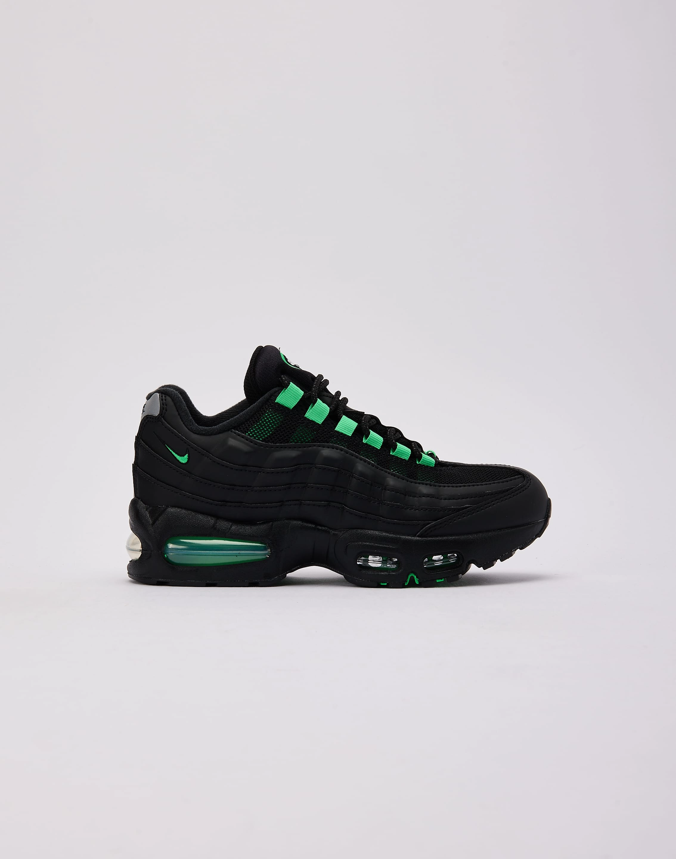 Nike Air Max 95 Grade-School Sock Like Fit Microfiber Inner Lining