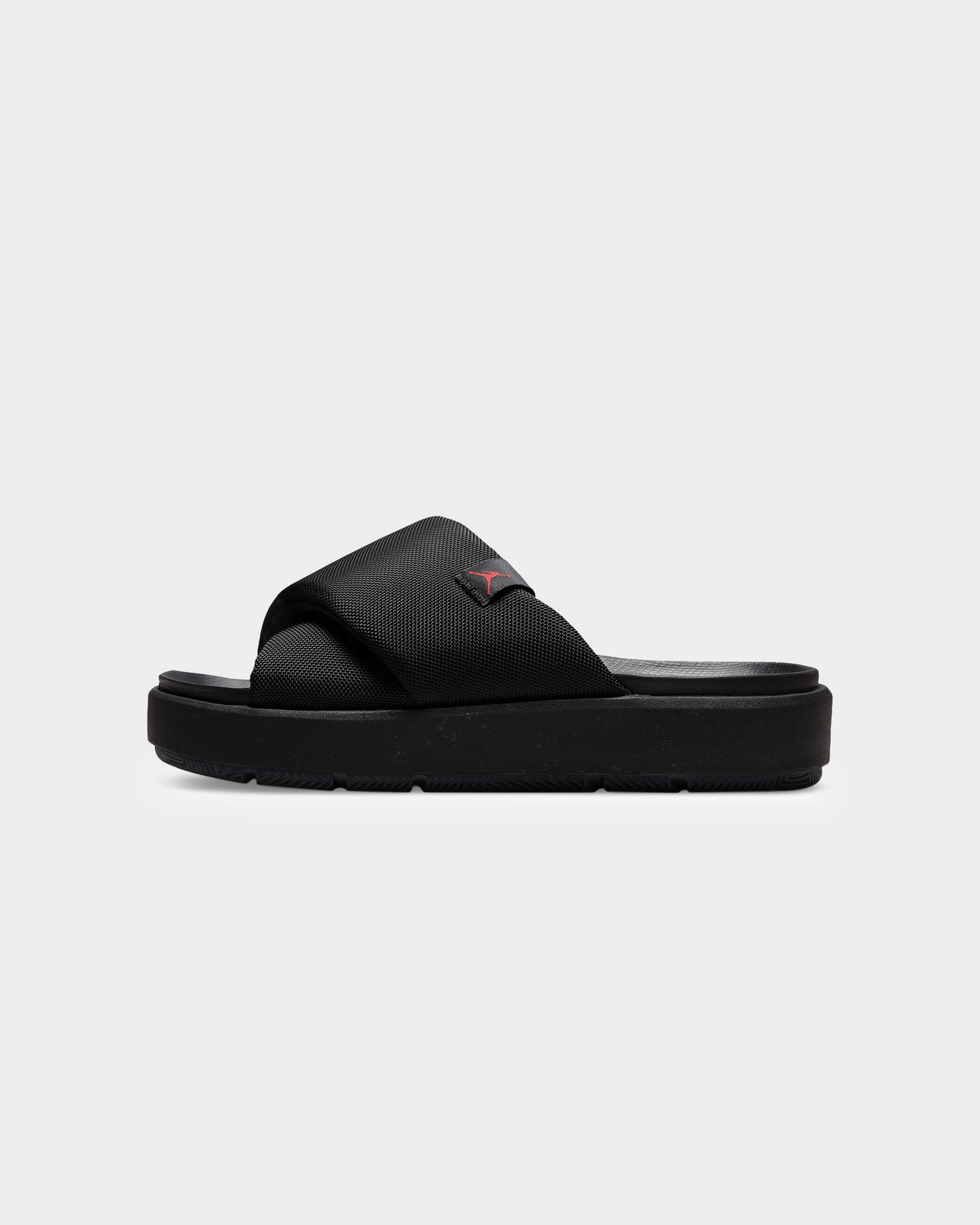 Non-marking sole Pointed - toe Jordan Women's Jordan Sophia Slides Black/Fire Red-Black