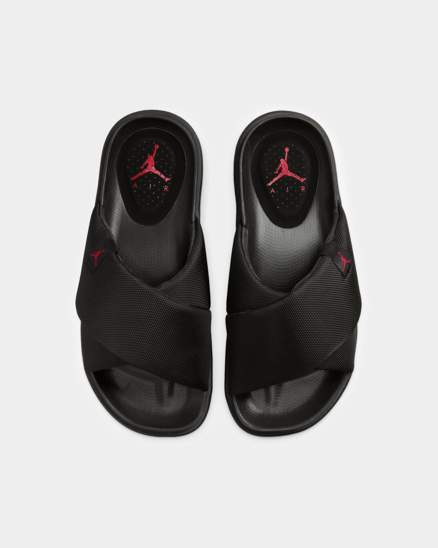 Jordan Women's Jordan Sophia Slides Black/Fire Red-Black Wide Fit Compatibility bright - colors