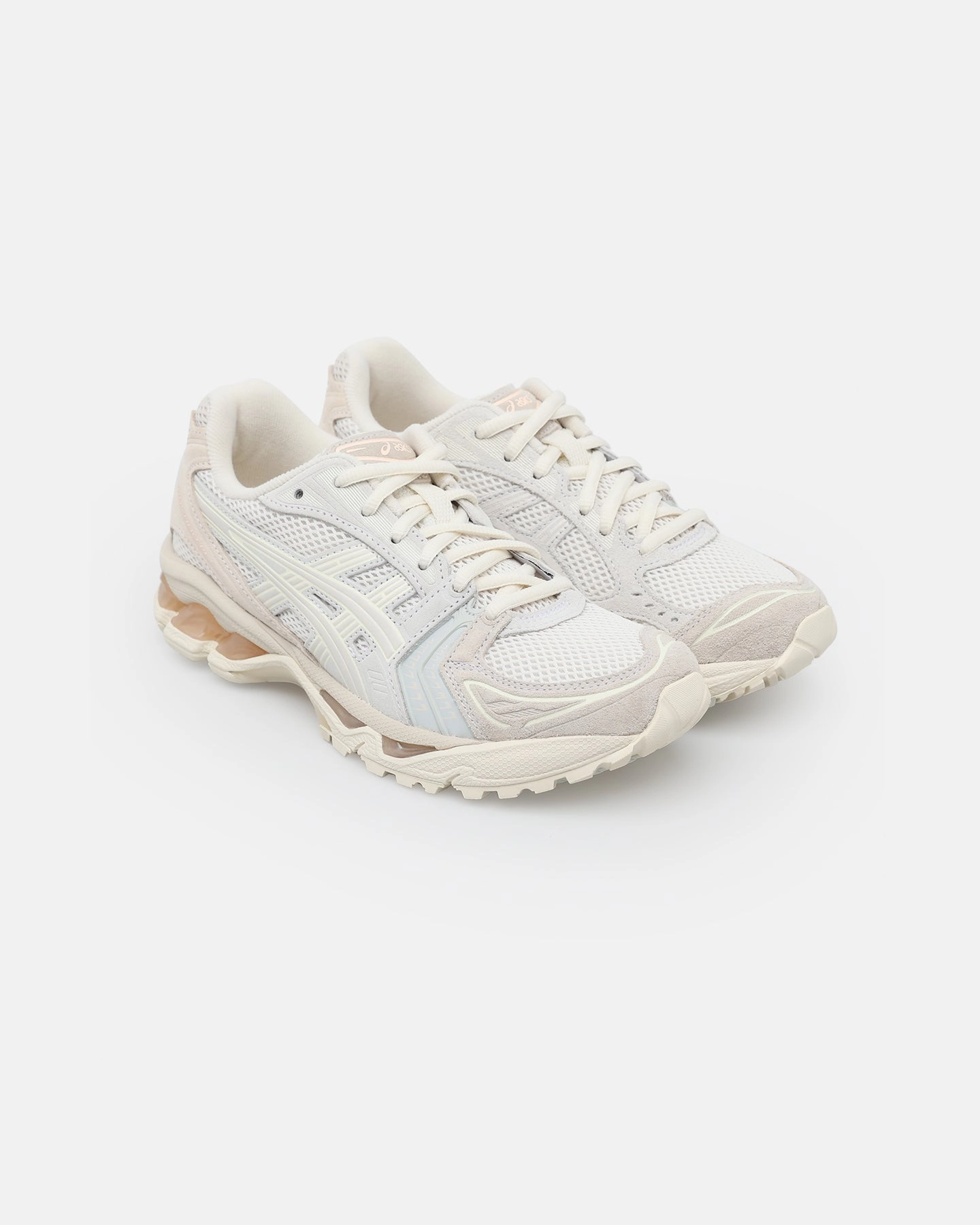 Asics Women's Gel-Kayano 14 Cream/Blush Wrinkle-Resistant