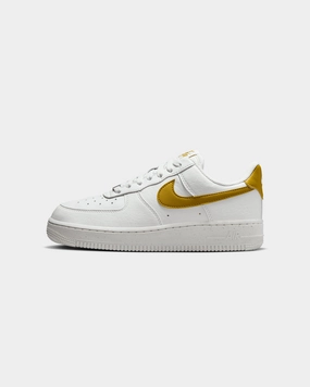 Nike Women's  Air Force 1 '07 SE "Bronzine" Summit White/Bronzine Open