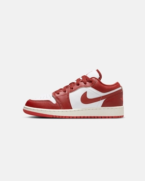Ventilation Perforation Systems Jordan Kids' Air Jordan 1 Low SE (GS) White/Dune Red