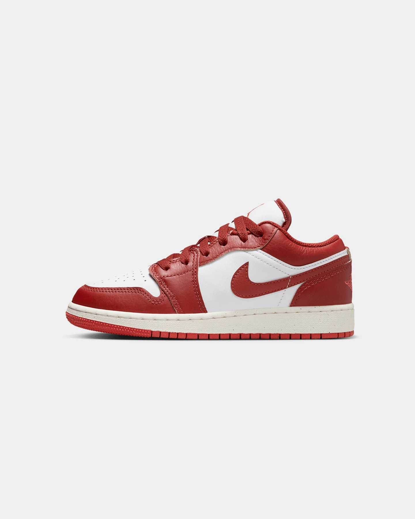 Ventilation Perforation Systems Jordan Kids' Air Jordan 1 Low SE (GS) White/Dune Red