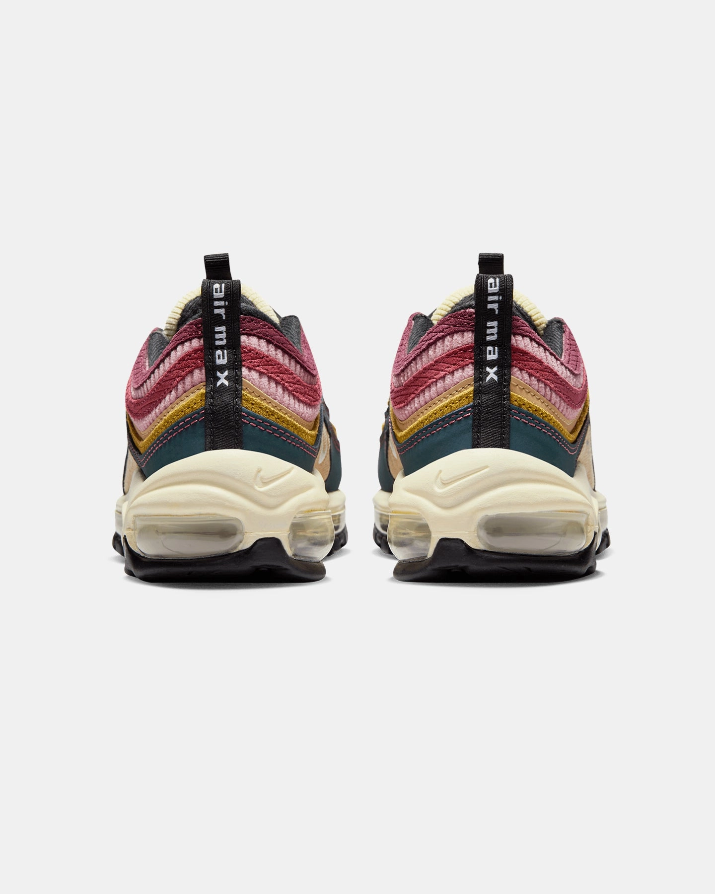 Nike Women's Air Max 97 "CordAiroy" Deep Jungle/White zipper