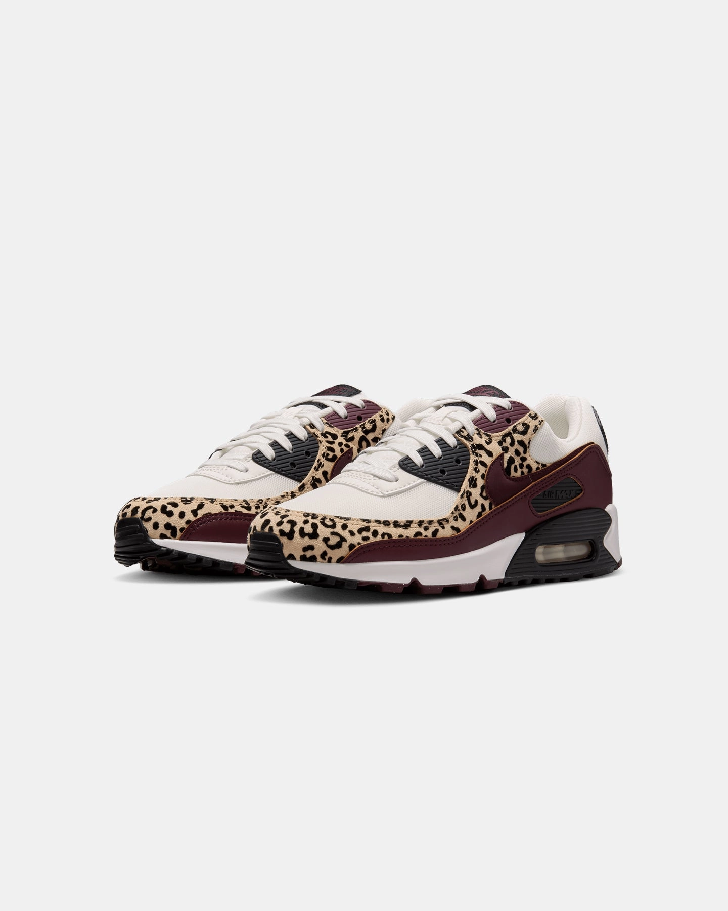 Nike Women's Air Max 90 Sail/Burgundy Crush/Black Stability