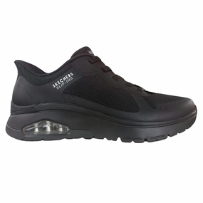 Light Pace Stay Dry Skechers Men's 183312 Skechers Uno Flex - EZ Air Black Slip-ins Casual Shoes
