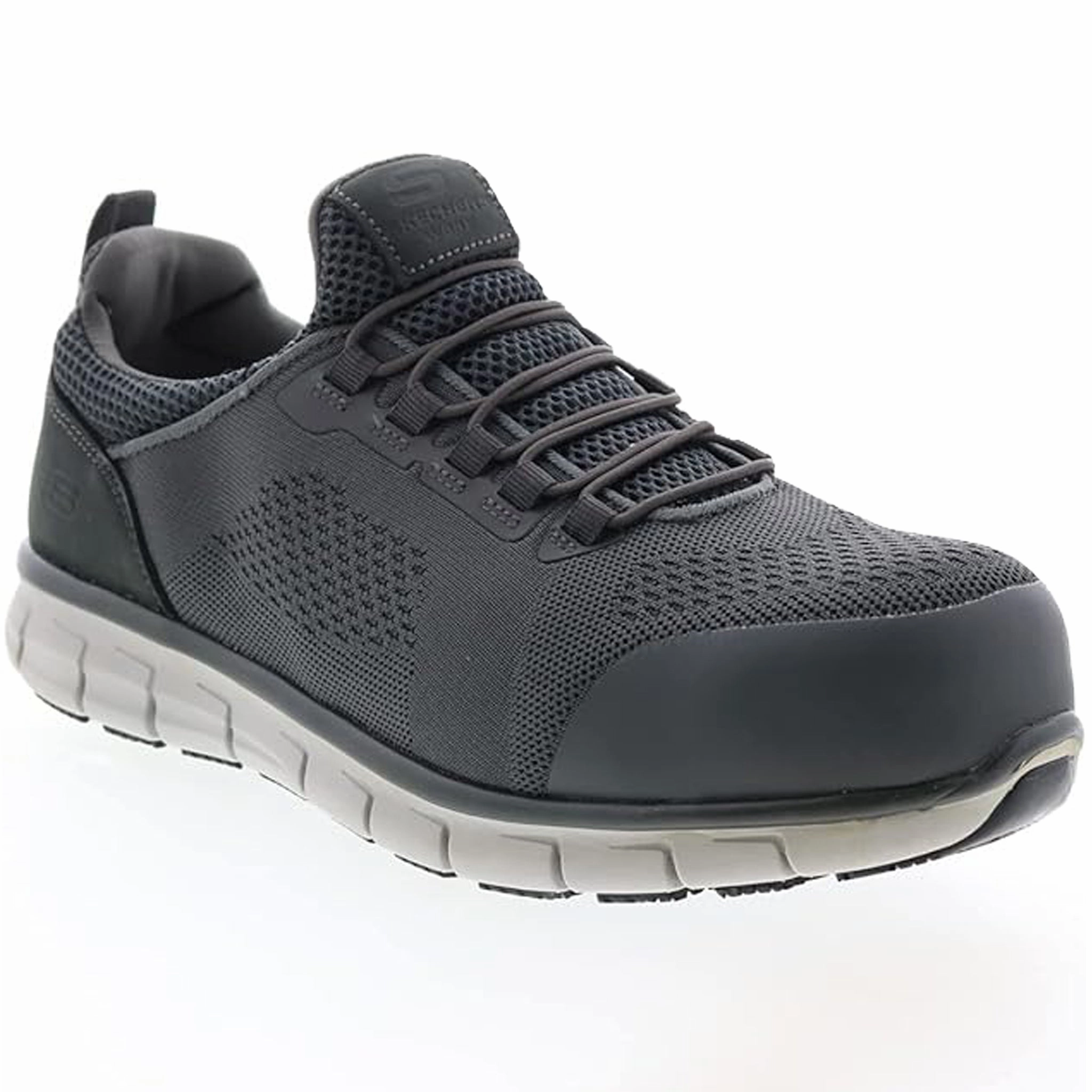 Dynamic Fit Construction Trending Style Skechers Men's 200013 Synergy Omat Charcoal Safety Toe Work Shoes