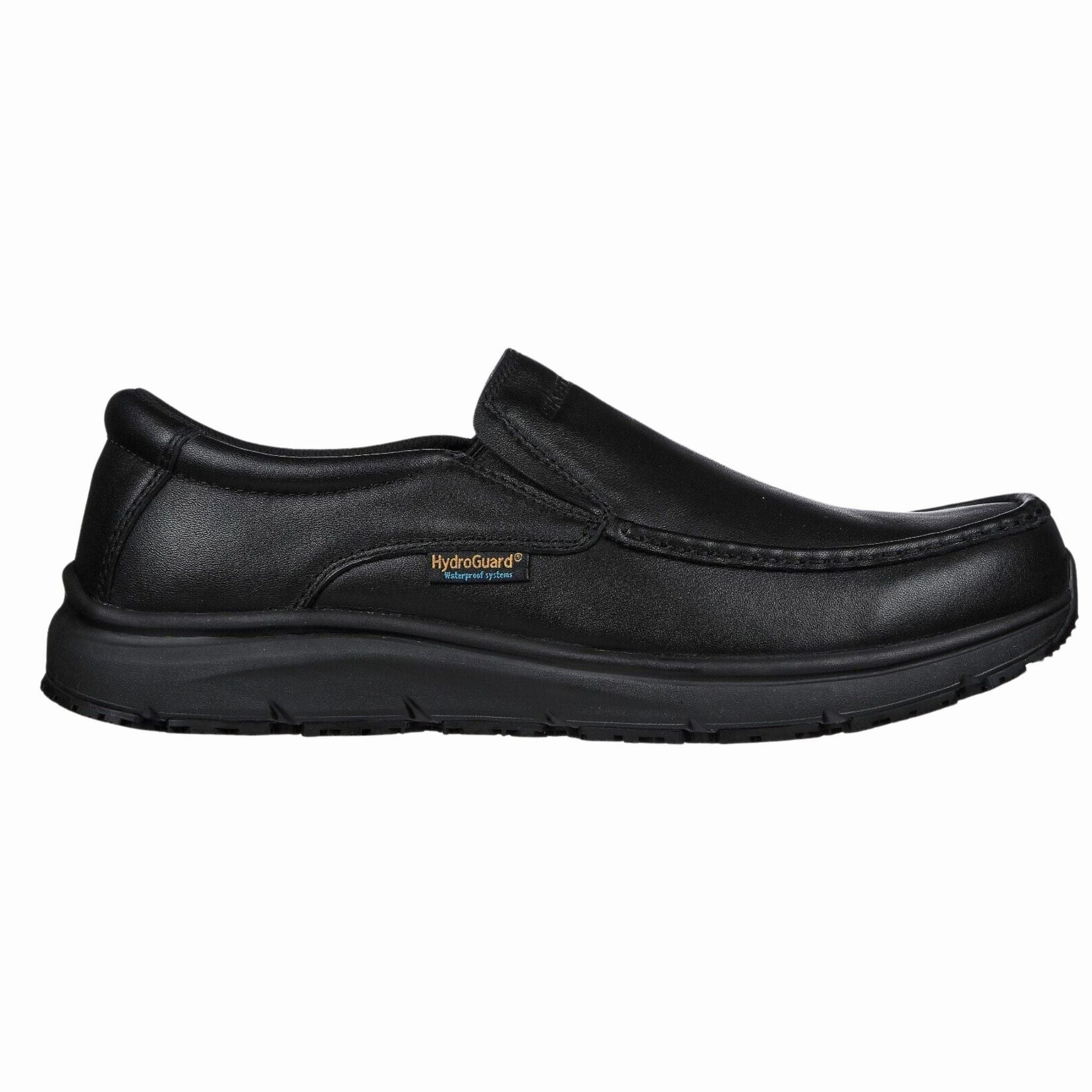 Skechers Men's 200077 Ulmus Mockit Black Slip Resistant Waterproof Work Shoes Motion Comfort