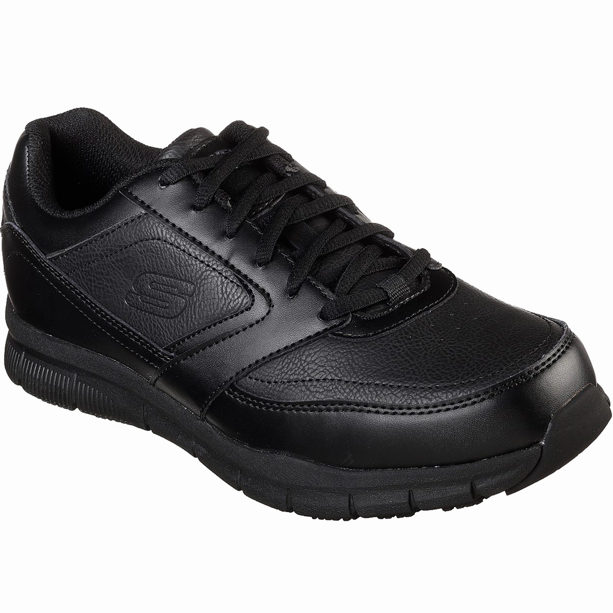 Skechers Men's 77156 Nampa Memory Foam Slip Resistant Work Shoes Quick Feel