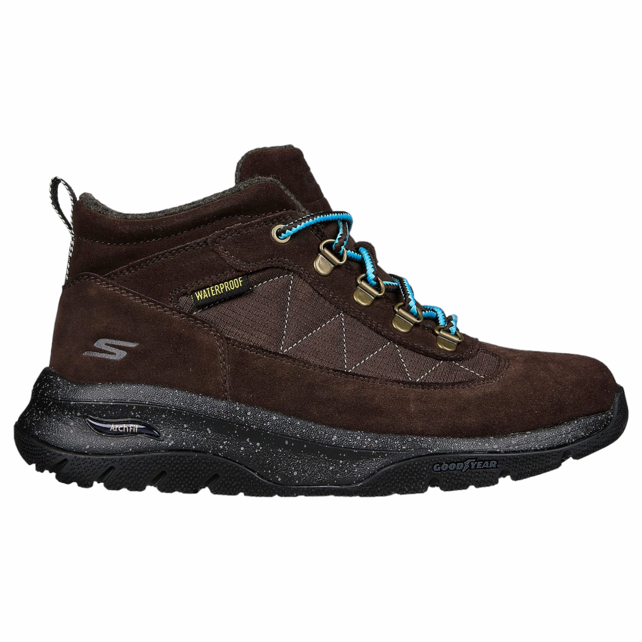 Dynamic Response Technology Durable Lace System Skechers Women's 144703 Arch Fit Journey Persist Fashion Waterproof Chocolate Outdoor Boots