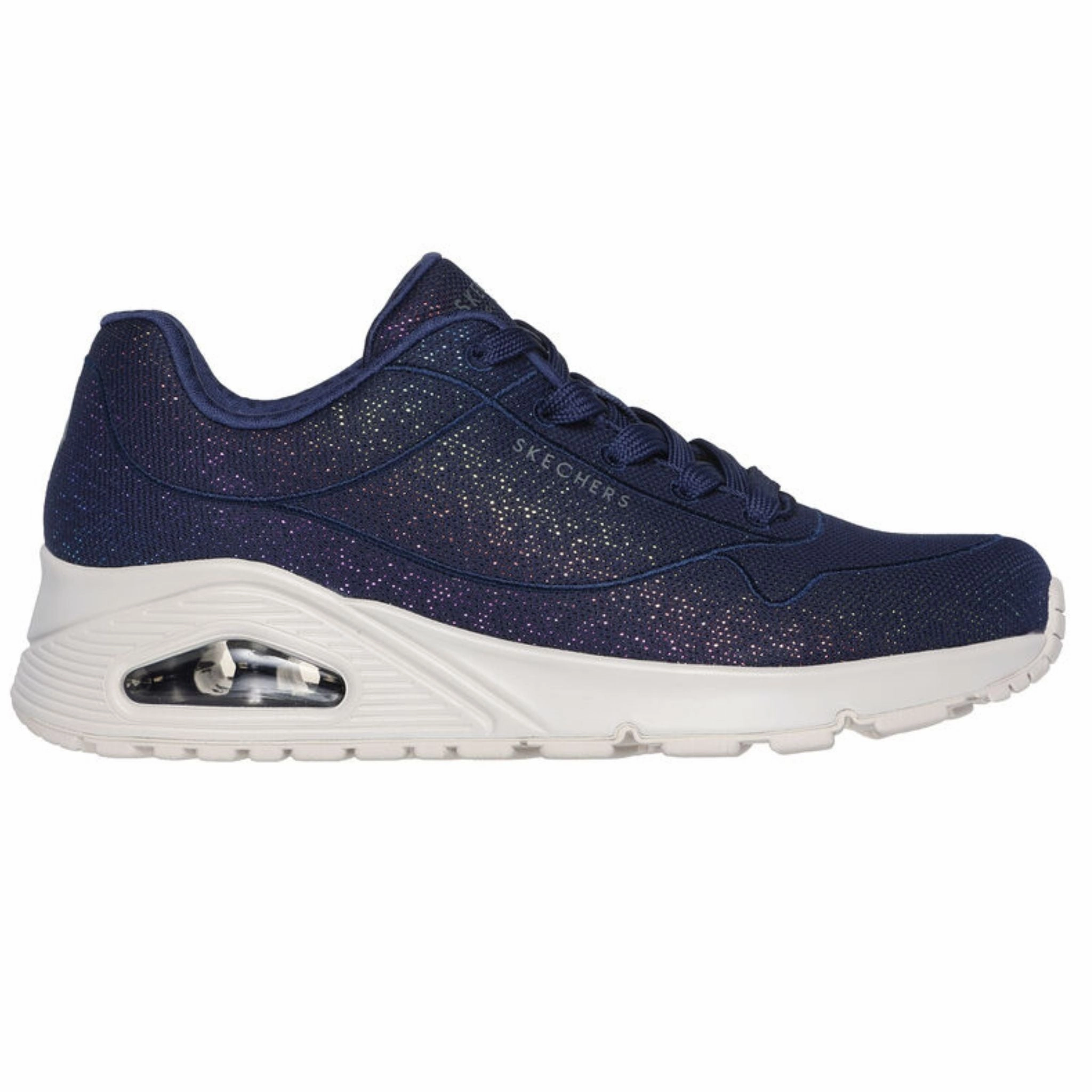 Skechers Women's 177023 Uno-Coruscate Navy Casual Shoes Street Trail MultiDirectionalTread