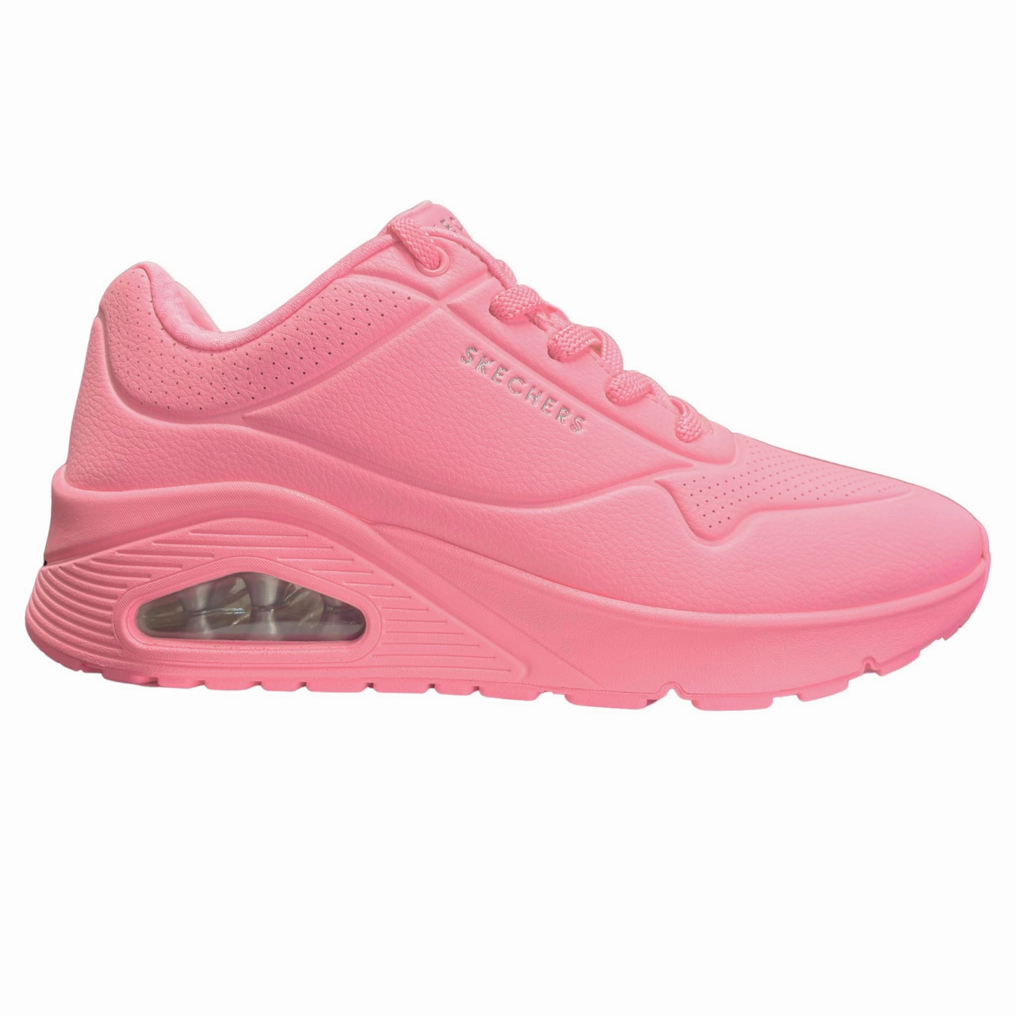 Skechers Women's 177480 Uno Envy - Pointed Bliss Pink Casual Shoes Toe Guard Protection